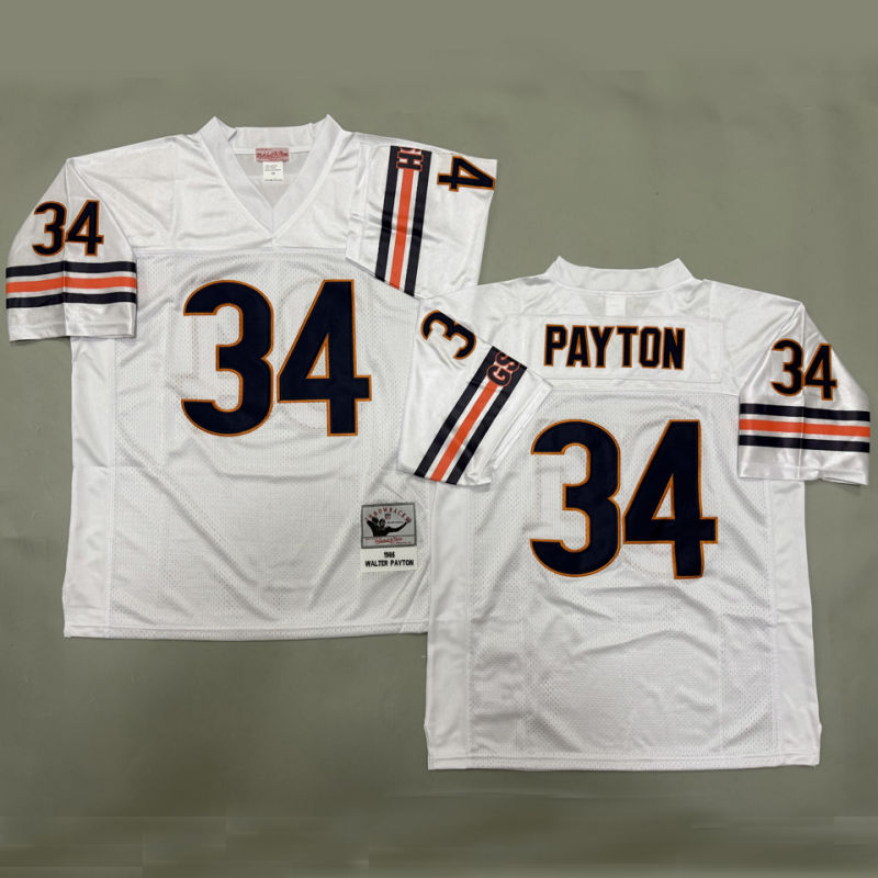 PAYTON #34 Men's Chicago Bears Retro NFL Jersey