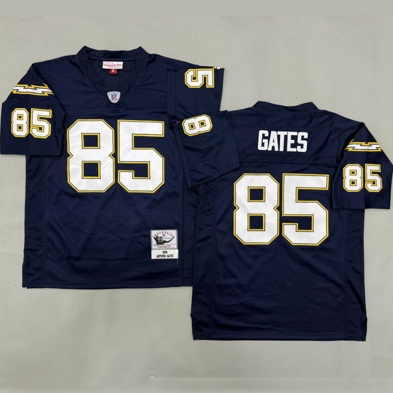 GATES #85 Men's Los Angeles Chargers Retro NFL Jersey