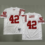 LOTT #42 Men's San Francisco 49ers Retro NFL Jersey 49人