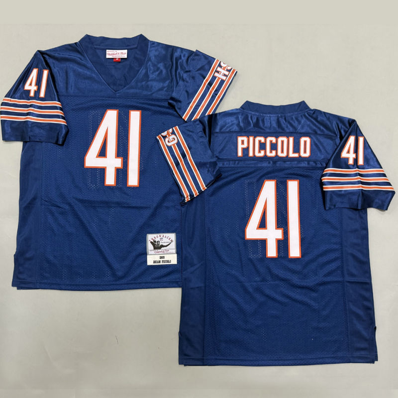 PICCOLO #41 Men's Chicago Bears Retro NFL Jersey