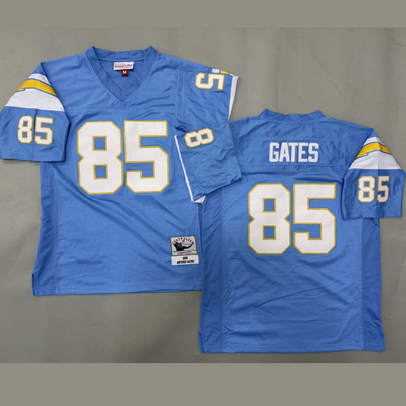 GATES #85 Men's Los Angeles Chargers Retro NFL Jersey