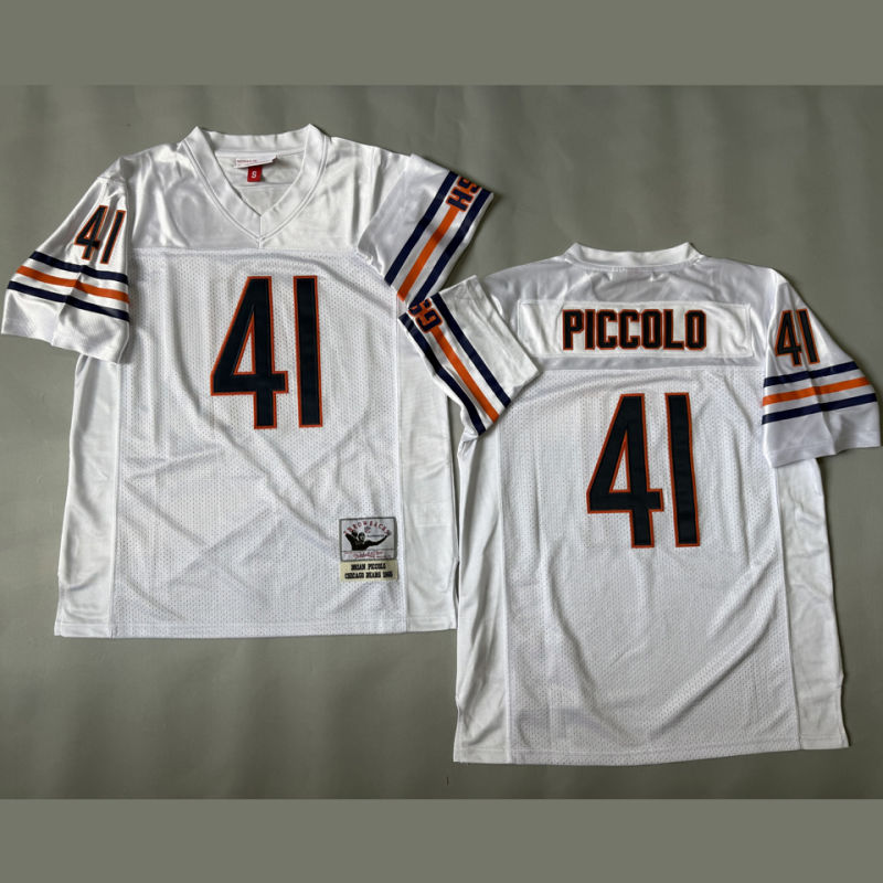 PICCOLO #41 Men's Chicago Bears Retro NFL Jersey
