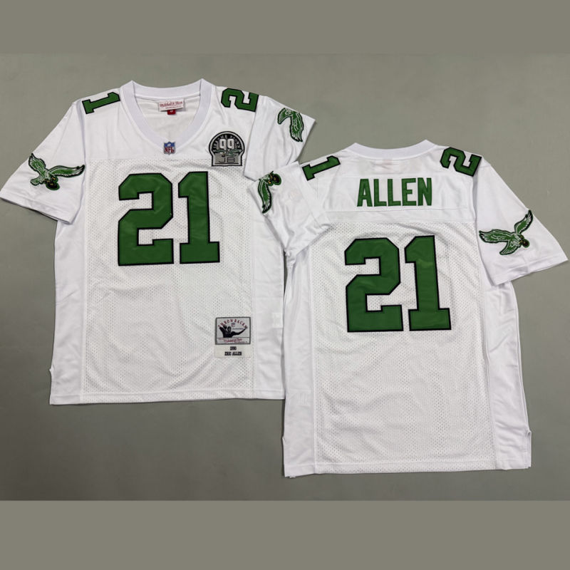 ALLEN #21 Men's Philadelphia Eagles Retro NFL Jersey