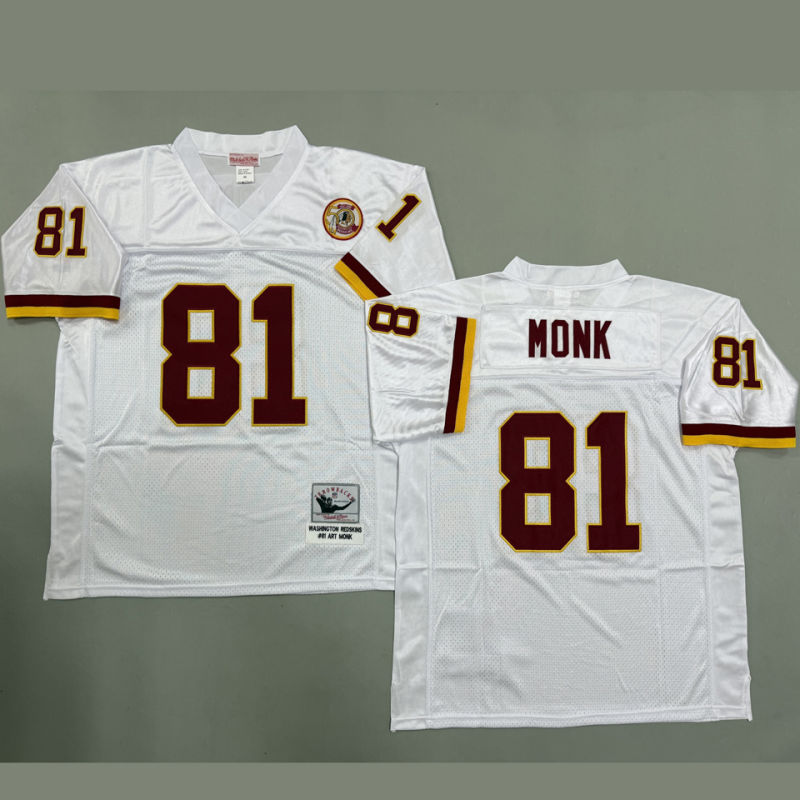 MONK #81 Men's Washington Commanders Retro NFL Jersey