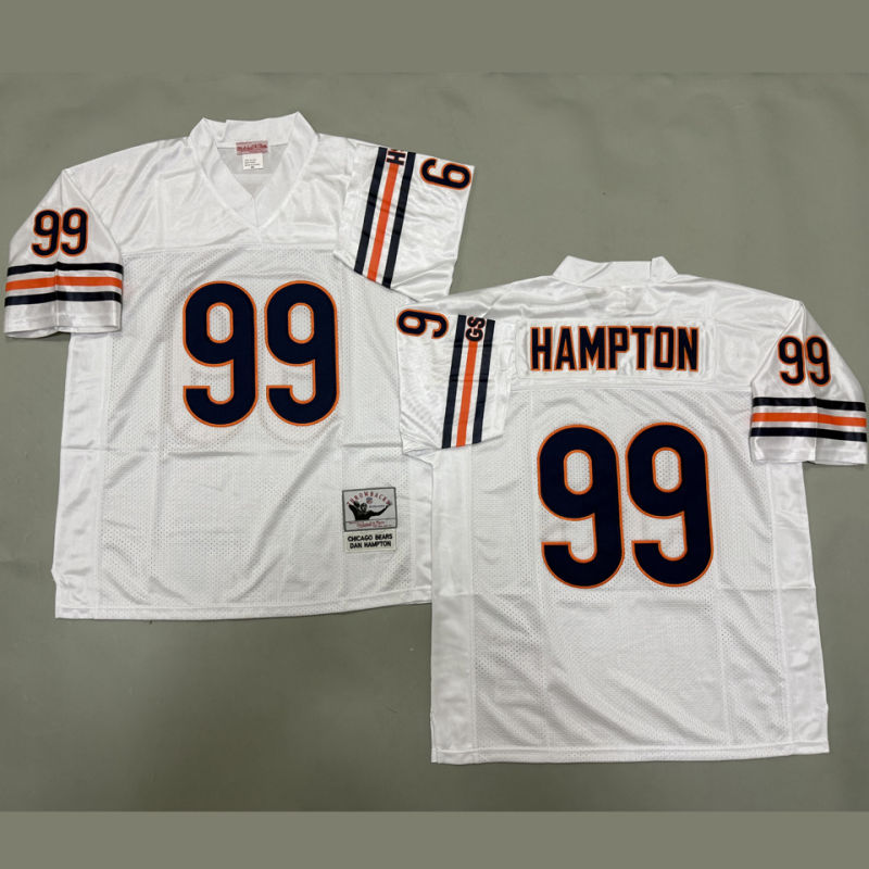 HAMPTON #99 Men's Chicago Bears Retro NFL Jersey