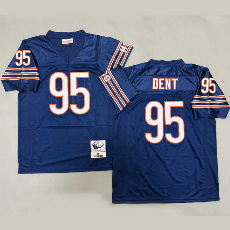 DENT #95 Men's Chicago Bears Retro NFL Jersey