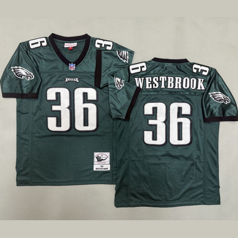 WESTBROOK #36 Men's Philadelphia Eagles Retro NFL Jersey