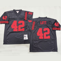 LOTT #42 Men's San Francisco 49ers Retro NFL Jersey 49人