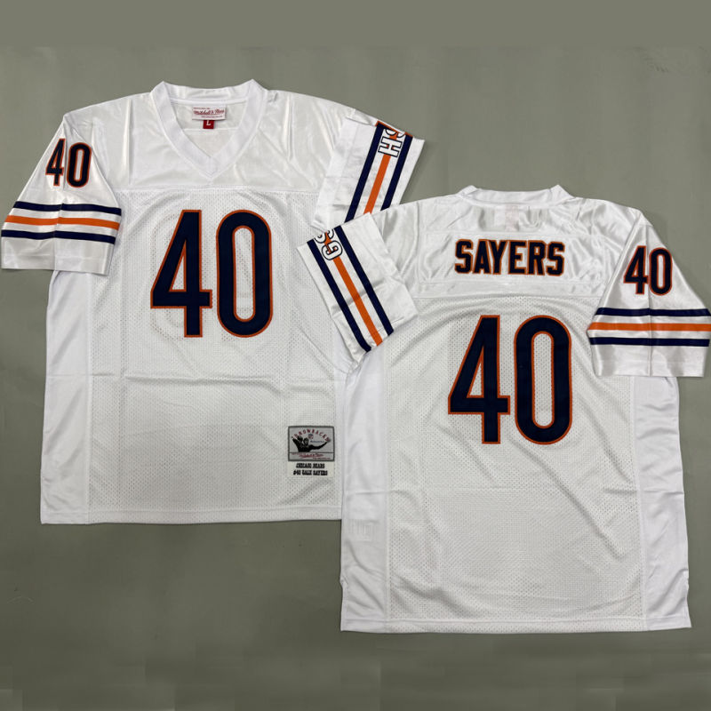 SAYERS #40 Men's Chicago Bears Retro NFL Jersey