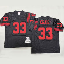CRAIG #33 Men's San Francisco 49ers Retro NFL Jersey 49人