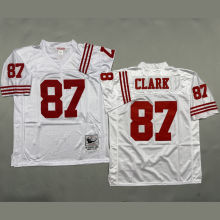 CLARK #87 Men's San Francisco 49ers Retro NFL Jersey 49人