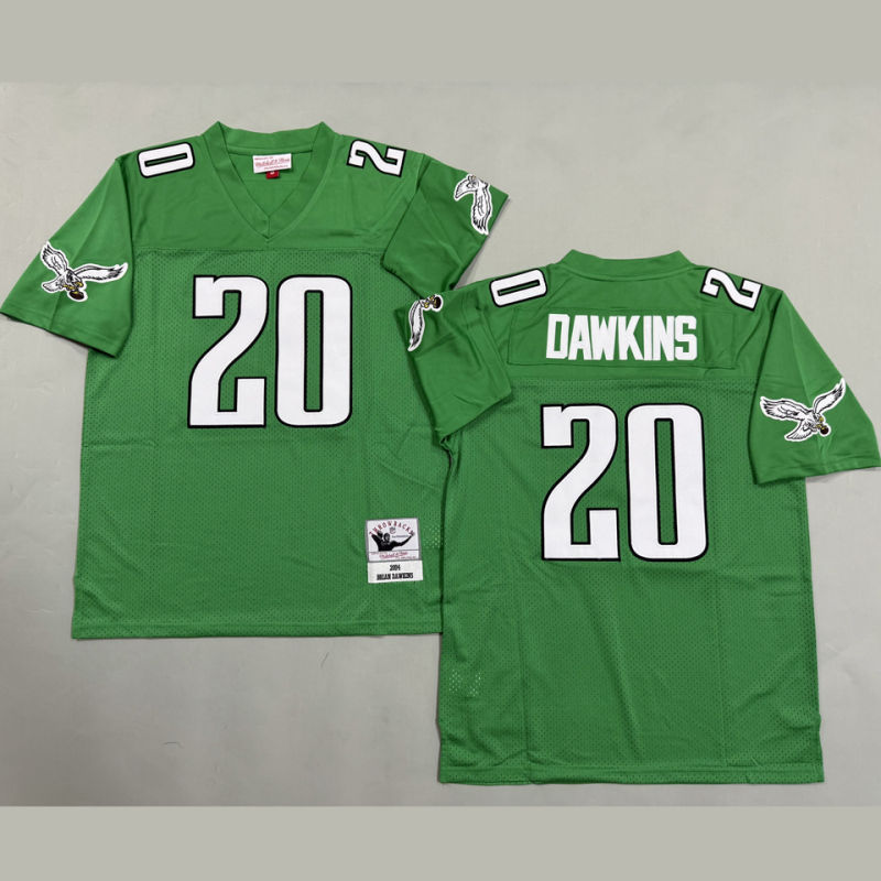 DAWKINS #20 Men's Philadelphia Eagles Retro NFL Jersey