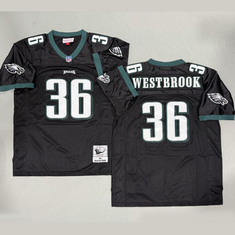WESTBROOK #36 Men's Philadelphia Eagles Retro NFL Jersey