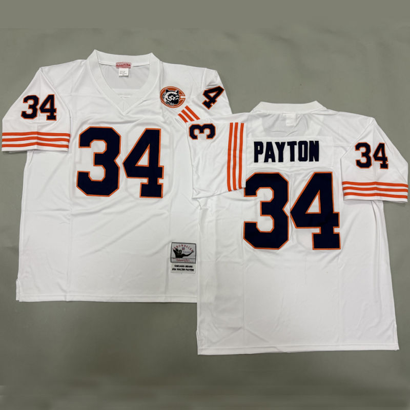 PAYTON #34 Men's Chicago Bears Retro NFL Jersey