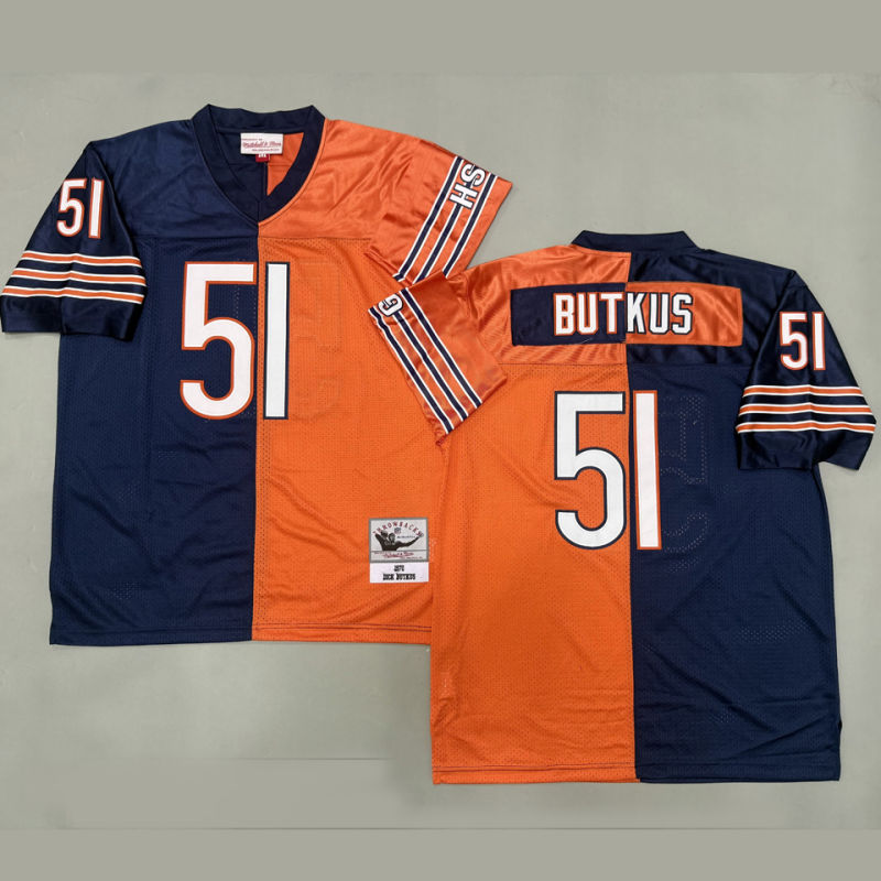 BUTKUS #51 Men's Chicago Bears Retro NFL Jersey