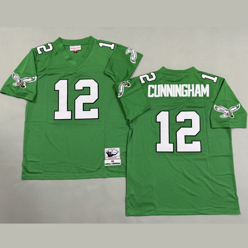 CUNNINGHAM #12 Men's Philadelphia Eagles Retro NFL Jersey