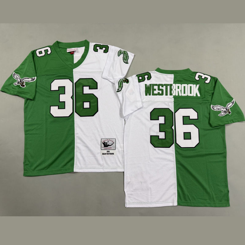 WESTBROOK #36 Men's Philadelphia Eagles Retro NFL Jersey