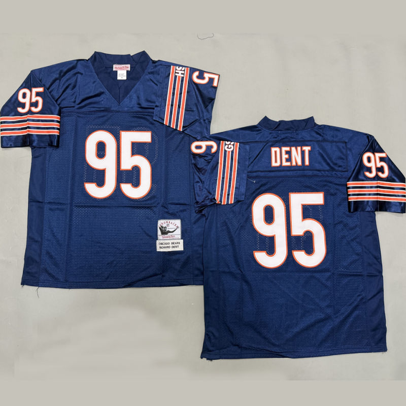 DENT #95 Men's Chicago Bears Retro NFL Jersey