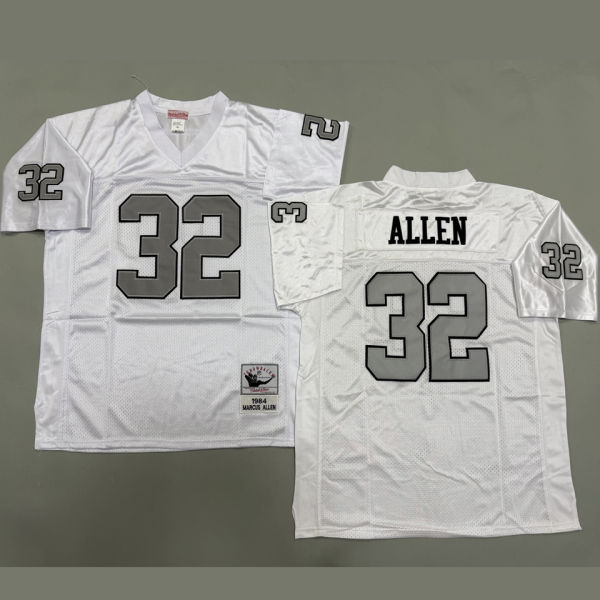 ALLEN #32 Men's Las Vegas Raiders Retro NFL Jersey 突袭者