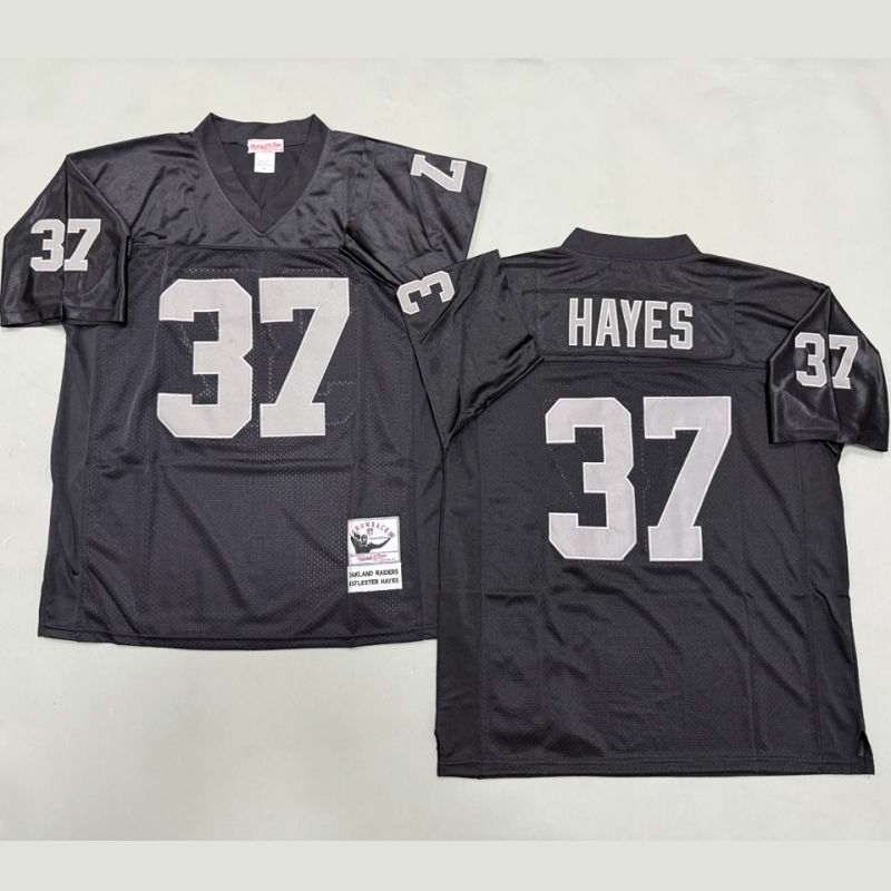 HAYES #37 Men's Las Vegas Raiders Retro NFL Jersey