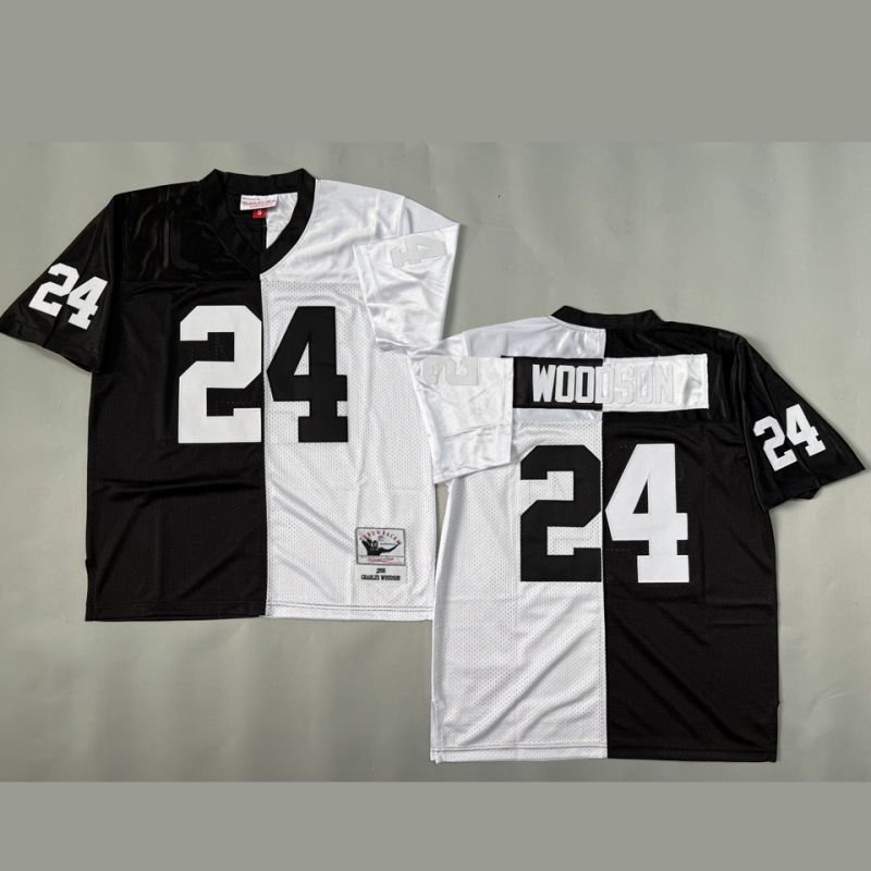 WOODSON #24 Men's Las Vegas Raiders Retro NFL Jersey