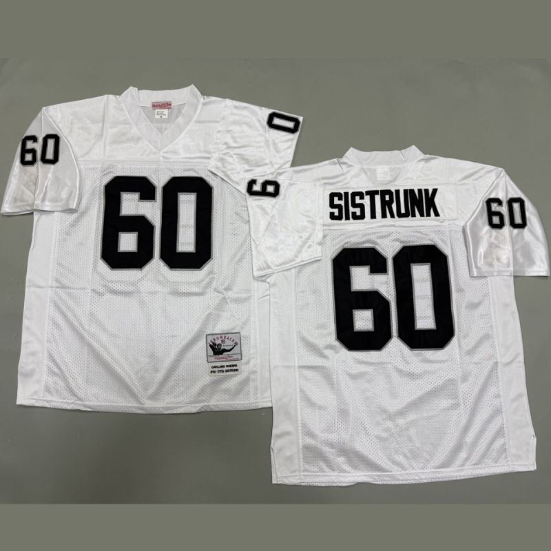 SISTRUNK #60 Men's Las Vegas Raiders Retro NFL Jersey