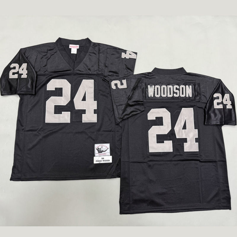 WOODSON #24 Men's Las Vegas Raiders Retro NFL Jersey