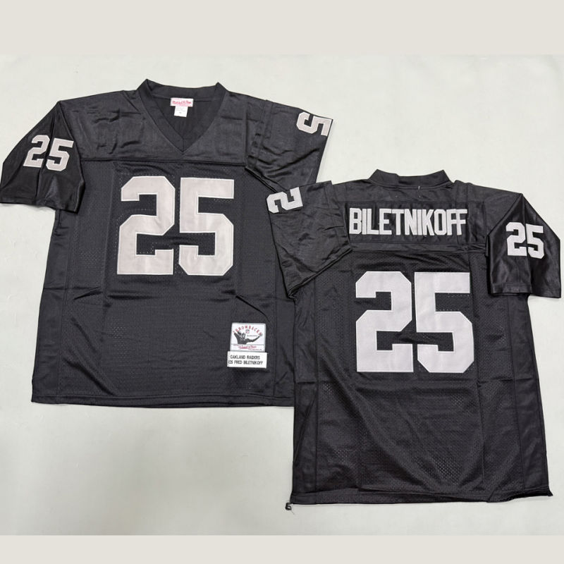 BILETNIKOFF #25 Men's Las Vegas Raiders Retro NFL Jersey