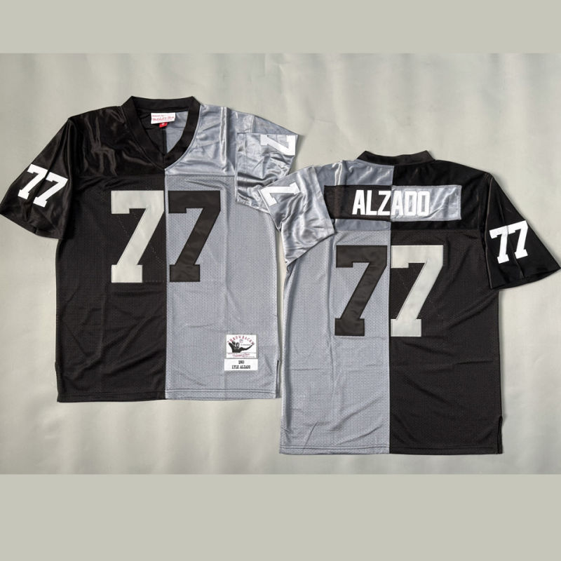 ALZADO #77 Men's Las Vegas Raiders Retro NFL Jersey