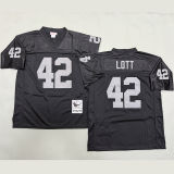 LOTT #42 Men's Las Vegas Raiders Retro NFL Jersey 突袭者
