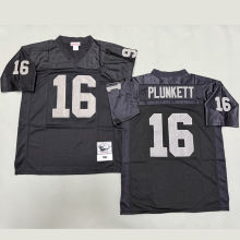 PLUNKETT #16 Men's Las Vegas Raiders Retro NFL Jersey 突袭者