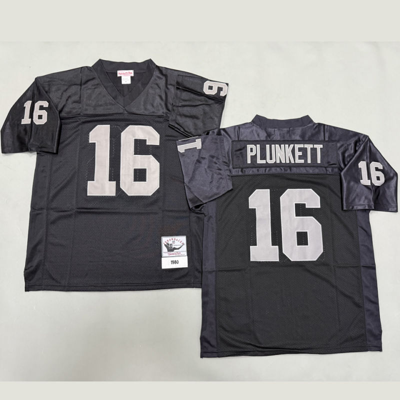 PLUNKETT #16 Men's Las Vegas Raiders Retro NFL Jersey