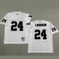 WOODSON #24 Men's Las Vegas Raiders Retro NFL Jersey 突袭者