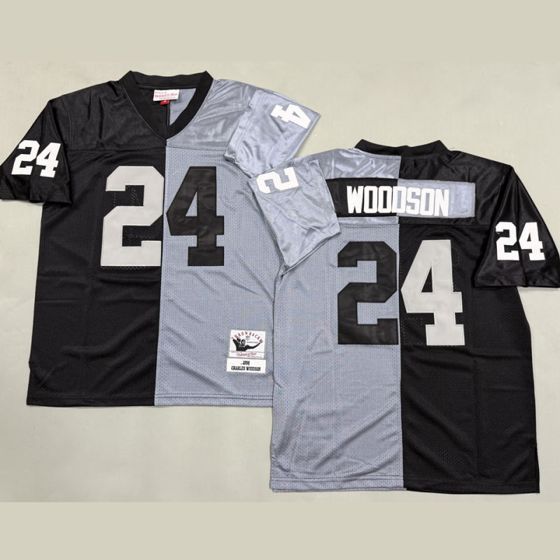 WOODSON #24 Men's Las Vegas Raiders Retro NFL Jersey