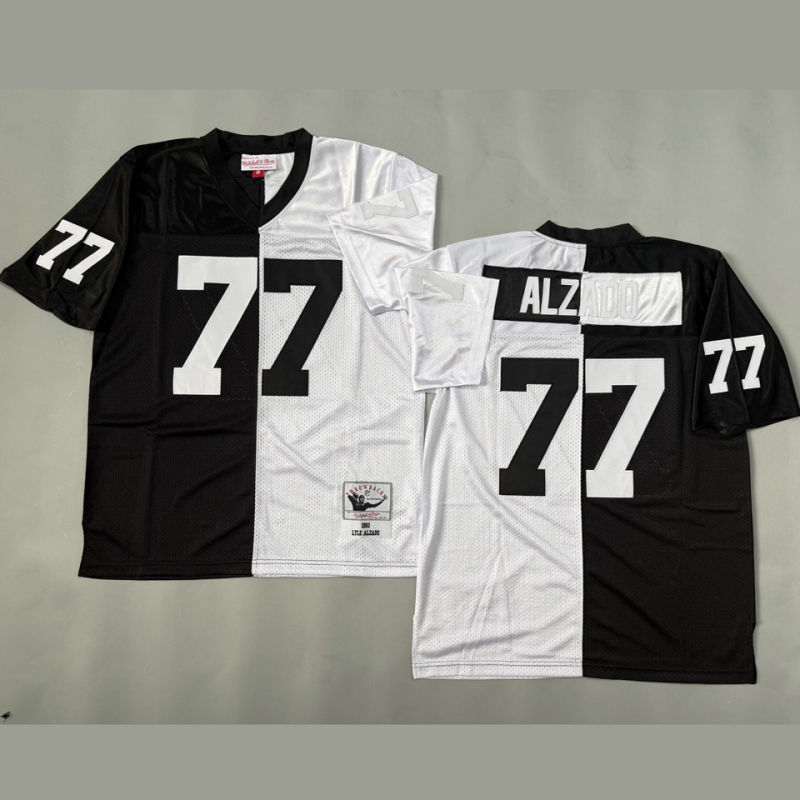 ALZADO #77 Men's Las Vegas Raiders Retro NFL Jersey