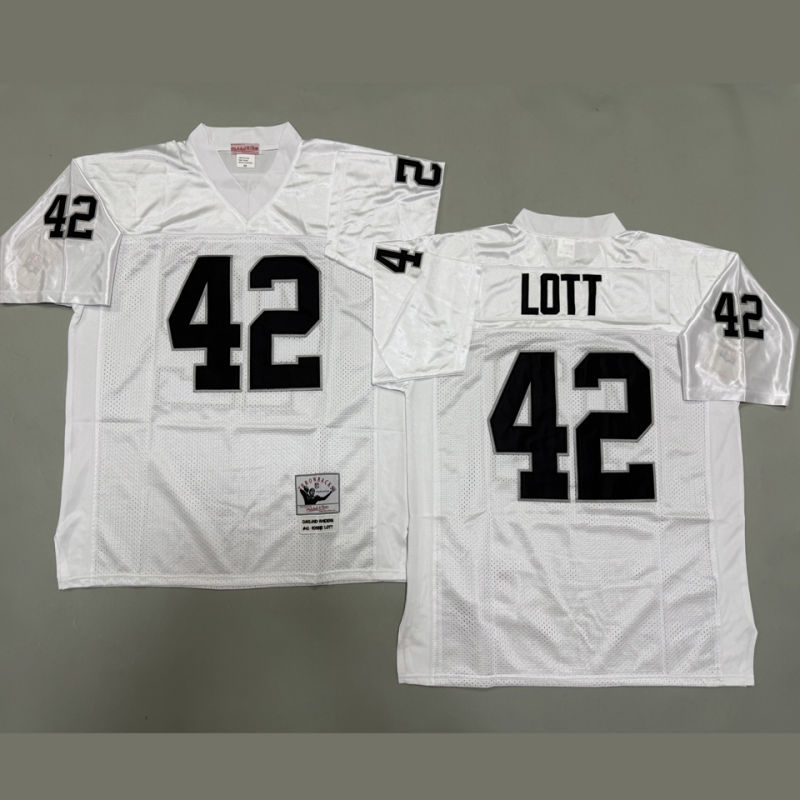 LOTT #42 Men's Las Vegas Raiders Retro NFL Jersey