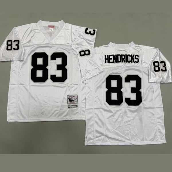 HENDRICKS #83 Men's Las Vegas Raiders Retro NFL Jersey 突袭者