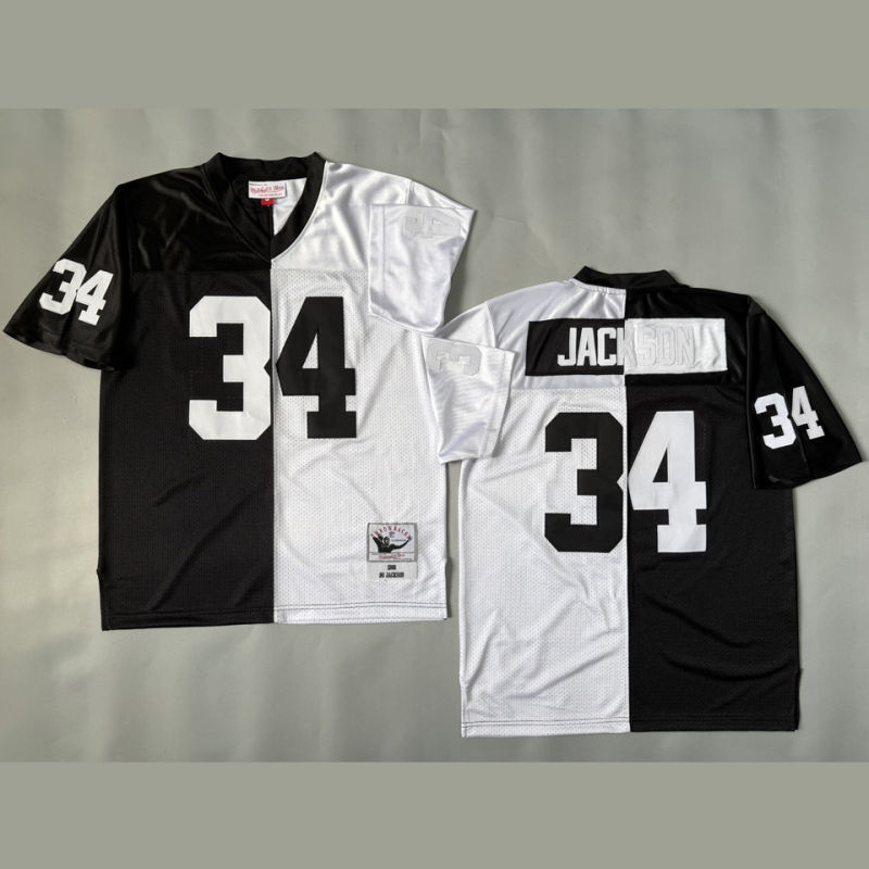 JACKSON #34 Men's Las Vegas Raiders Retro NFL Jersey