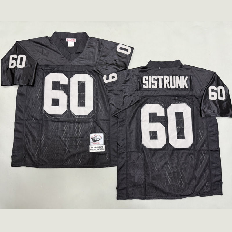 SISTRUNK #60 Men's Las Vegas Raiders Retro NFL Jersey