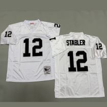 STABLER #12 Men's Las Vegas Raiders Retro NFL Jersey 突袭者