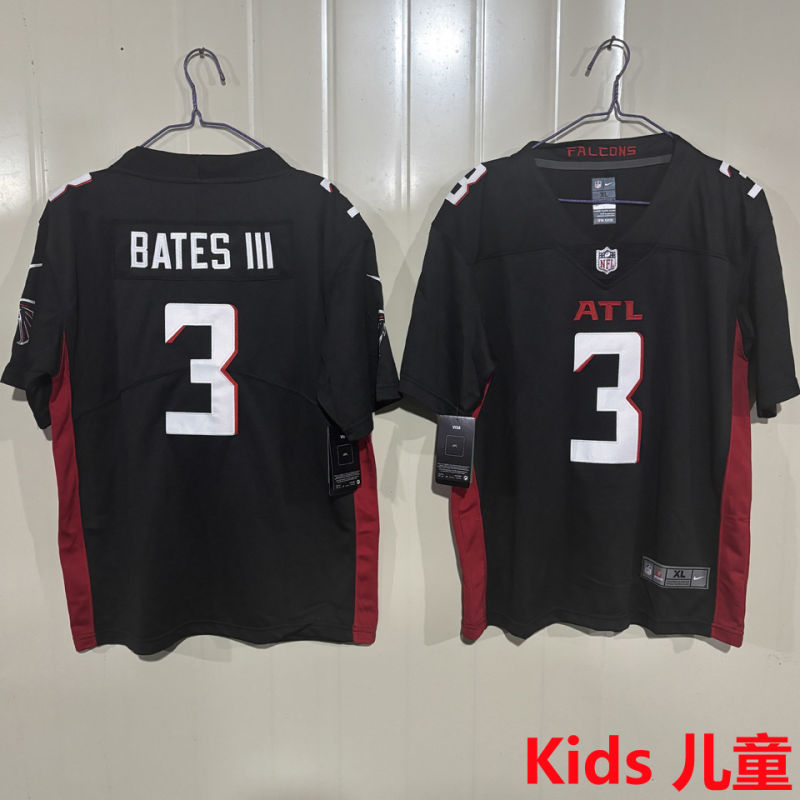 BATES III #3 Atlanta Falcons Kids NFL Jersey