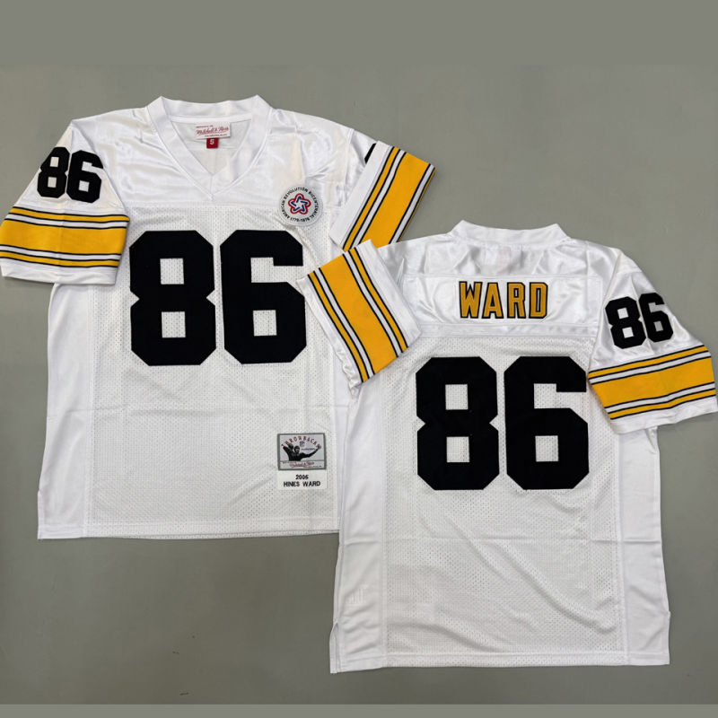 WARD #86 Men's Pittsburgh Steelers Retro NFL Jersey