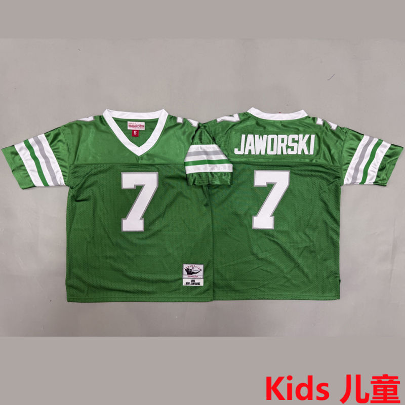 JAWORSKI #7 Philadelphia Eagles Retro Kids NFL Jersey