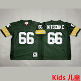 NITSCHKE #66 Green Bay Packers Retro Kids NFL Jersey 包装工
