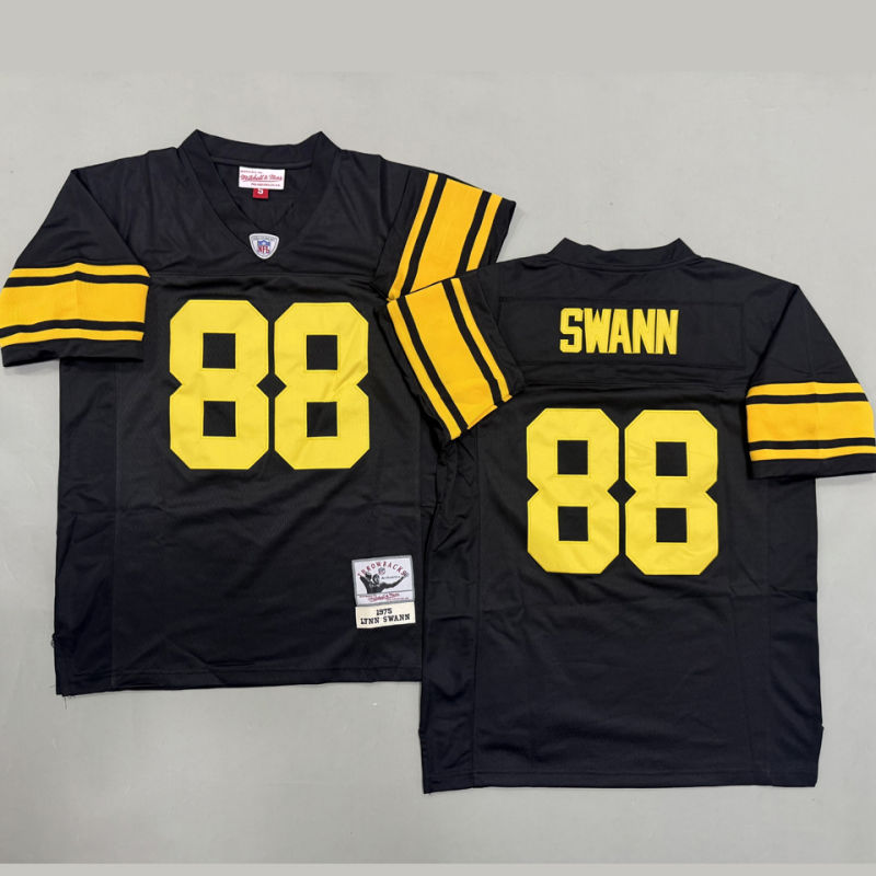SWANN #88 Men's Pittsburgh Steelers Retro NFL Jersey