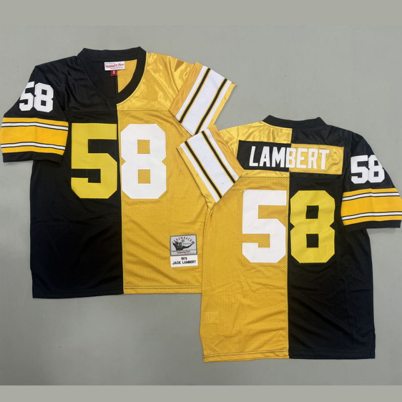 LAMBERT #58 Men's Pittsburgh Steelers Retro NFL Jersey