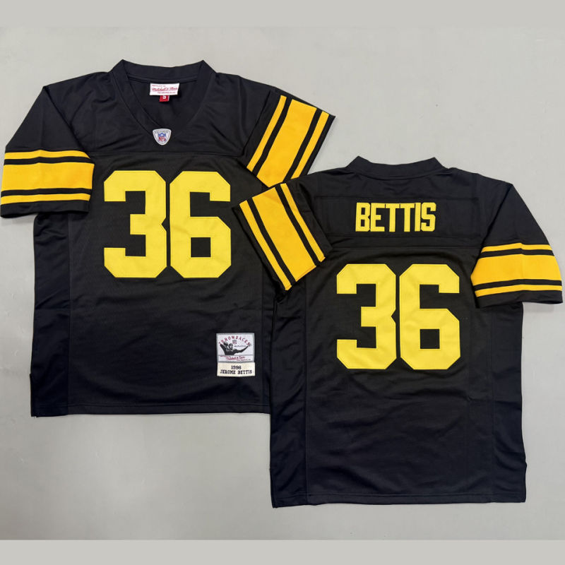BETTIS #36 Men's Pittsburgh Steelers Retro NFL Jersey