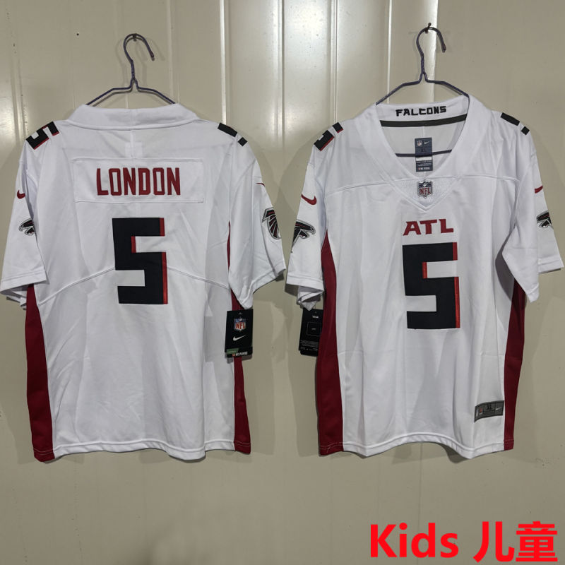 LONDON #5 Atlanta Falcons Kids NFL Jersey