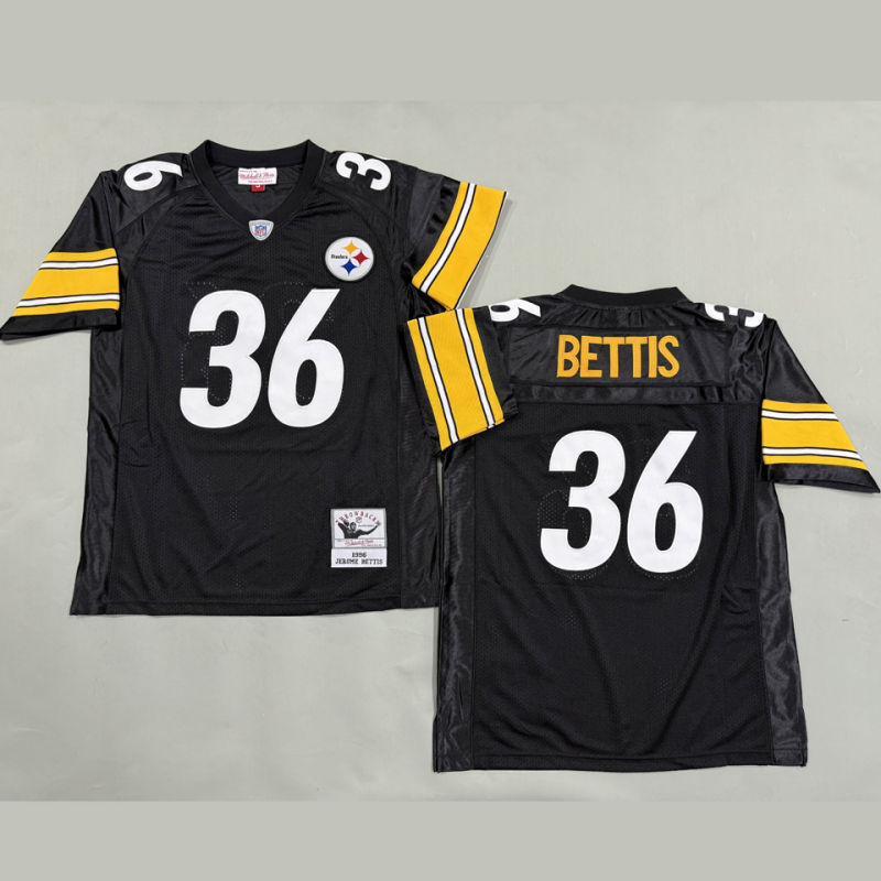 BETTIS #36 Men's Pittsburgh Steelers Retro NFL Jersey