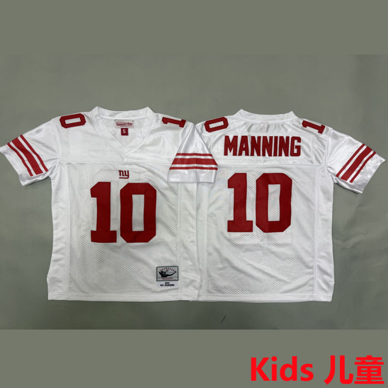 MANNING #10 New York Giants Retro Kids NFL Jersey